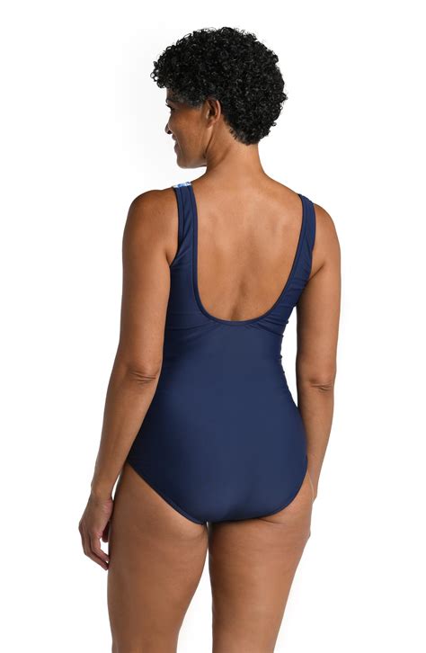 Snapklik.com : Maxine Of Hollywood Womens High Neck Maillot One Piece