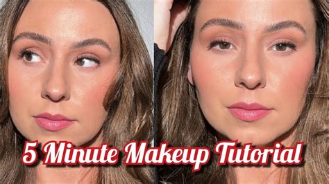quick easy  minute makeup tutorial simple makeup tutorial youtube