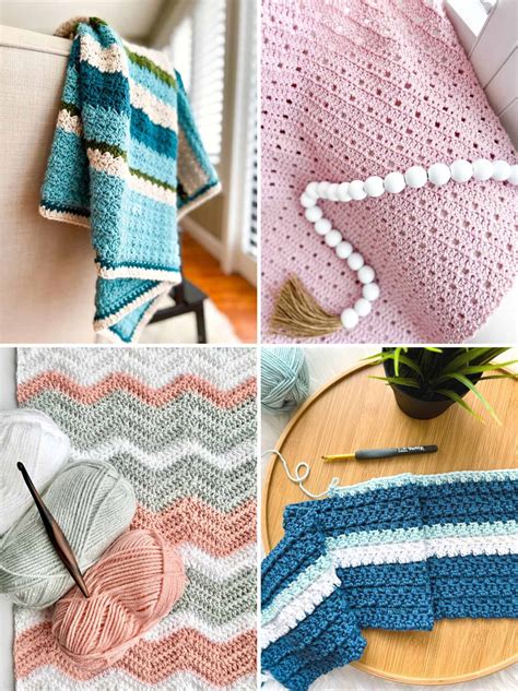 easy crochet blanket patterns perfect  beginners