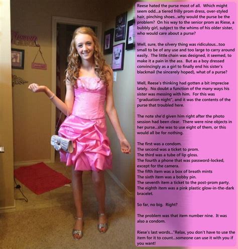 Prom week: Item number 9 | Crossdresser makeover, Frilly dresses, Girly ...