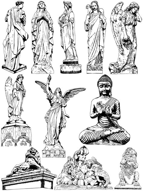 statue vector  vectorifiedcom collection  statue vector