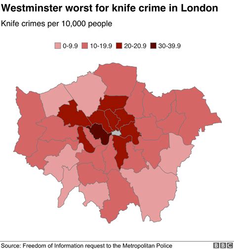 London's knife crime hotspots revealed - BBC News