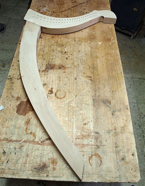 Building a small harp | Celtic harp, Homemade instruments, Harp