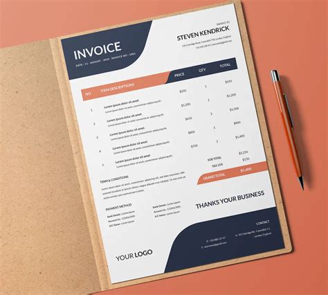 Free Invoice Templates | Printable Templates - qorp.io