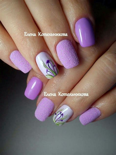 Пин от пользователя Oxana Schuldais на доске Nails | Сиреневые ногти ...