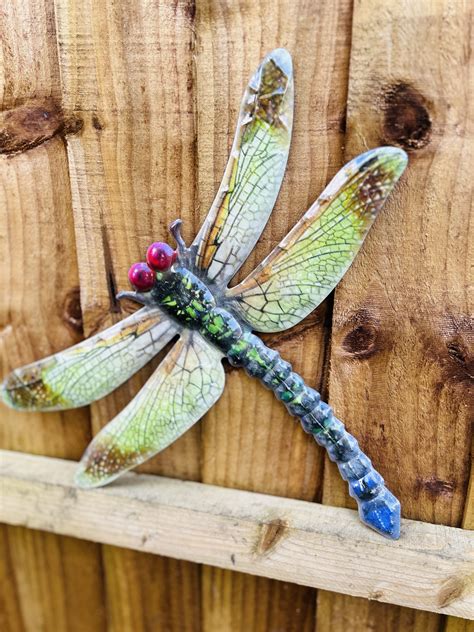 Green Metal Dragonfly - Forever Home