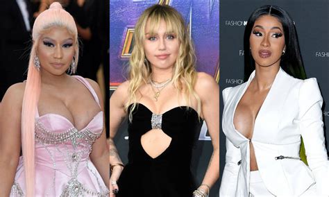 Miley Cyrus Rehashes Nicki Minaj And Cardi B Feud On New Song | Flipboard