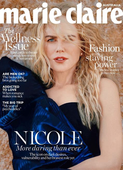 NICOLE KIDMAN in Marie Claire Australia, February 2025 – HawtCelebs