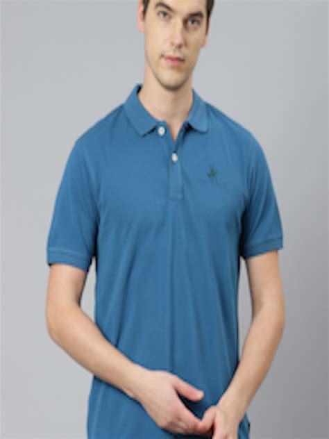 Buy Beverly Hills Polo Club Men Blue Polo Collar T Shirt - Tshirts for ...