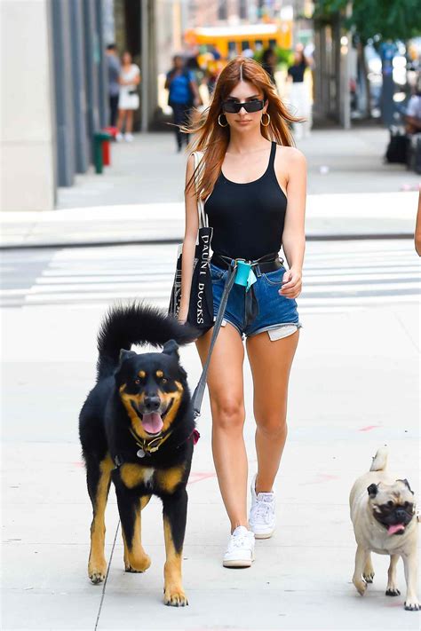 Emily Ratajkowski's Micro Shorts Were Cut So Short, the Pockets Poked