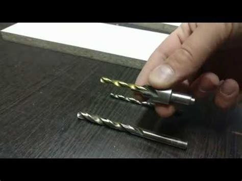 Сверлим отверстие под комфирмат(евровинт)в домашних условиях - YouTube