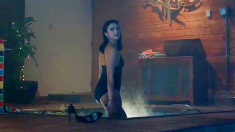 Camila Mendes One-Piece Black Swimsuit Butt Hot Tub Scene - YouTube