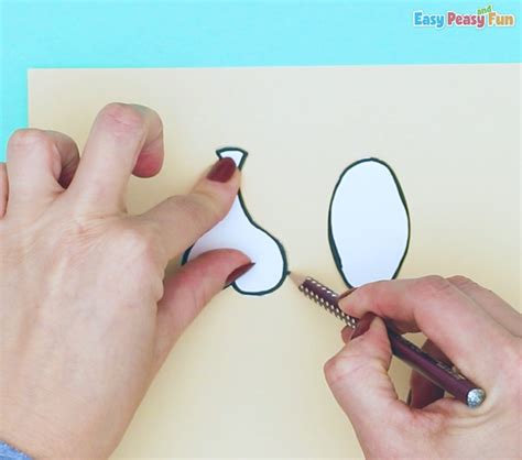 Printable Dog Paper Craft - Easy Peasy and Fun