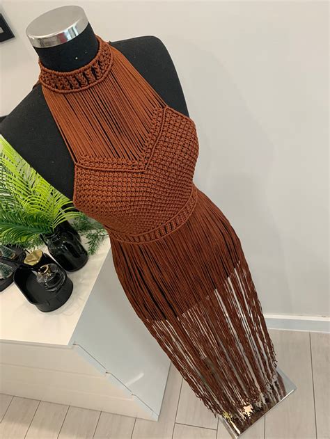Macrame Dress “rome” - Etsy