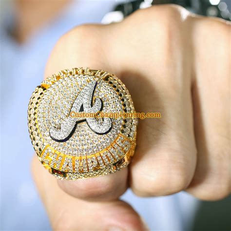 atlanta braves world series championship ring