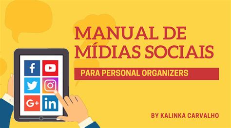 Manual de Mídias Sociais para Personal Organizer