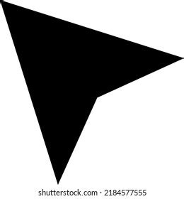 Simple Illustration Mouse Cursor Stock Vector (Royalty Free) 2184577555 ...