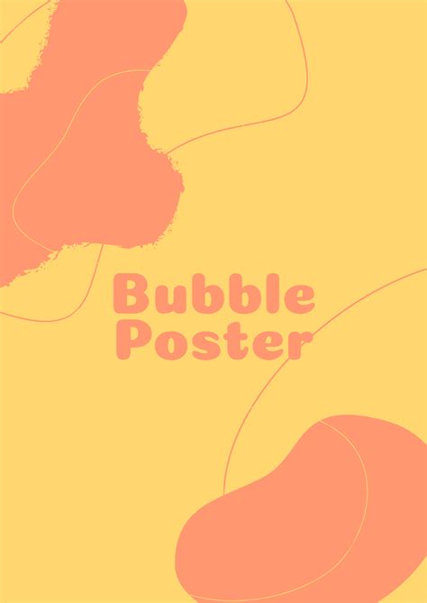 bubble poster poster template templates  posters