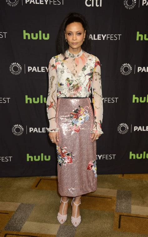 THANDIE NEWTON at Westworld Screening at Paleyfest in Los Angeles 03/25