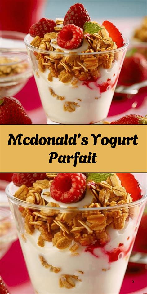 The Sweet And Crunchy Evolution Of McDonalds Yogurt Parfait A Gamechanger In The Breakfast Arena