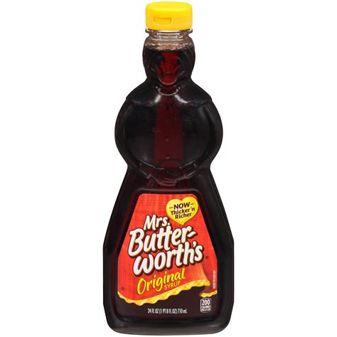 Mrs Butterworth Original Syrup 24oz | Pancake syrup, Syrup, Toppings
