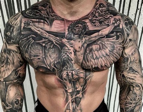 Best 14+ full chest tattoo men