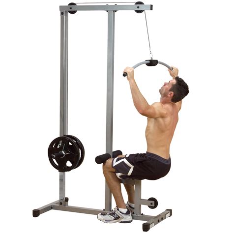 powerline  body solid plmx lat pulldown   row machine