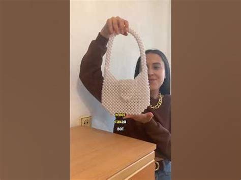 Новая модель сумочки из жемчуга #сумкиизбусин #ручнаяработаназаказ ...
