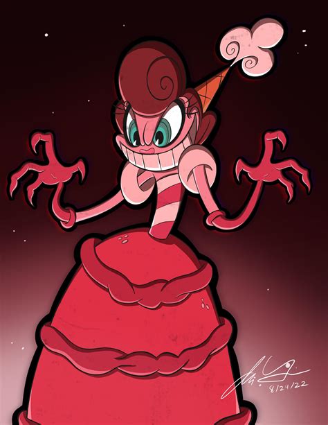 “Today is you’re lucky day…” Baroness Von Bon Bon drawing by me! : r