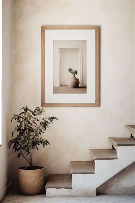 Premium AI Image | plant pot stairs house octan advertising aesthetics