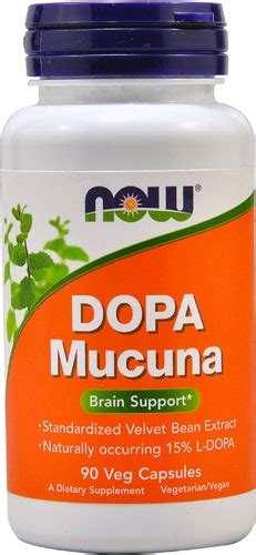 NOW Dopa Mucuna -- 90 Veg Capsules - Vitacost