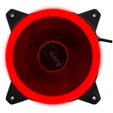 Aerocool Rev Red, Boitier PC, Ventilateur, 12 cm, 1200 tr-min, 15,1 dB ...