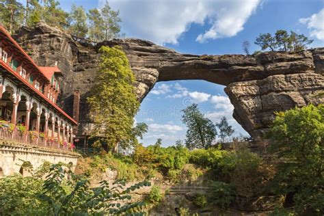 Pravcicka Brana in the Czech Republic Stock Image - Image of landmark ...