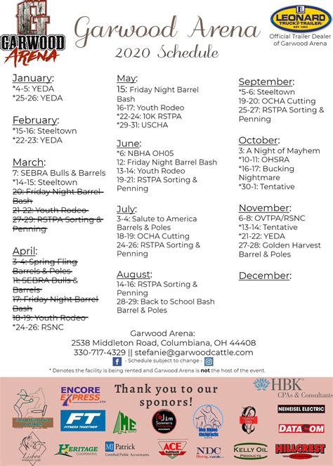 New seasonal shows will soon arrive at the Garwood Arena site 22