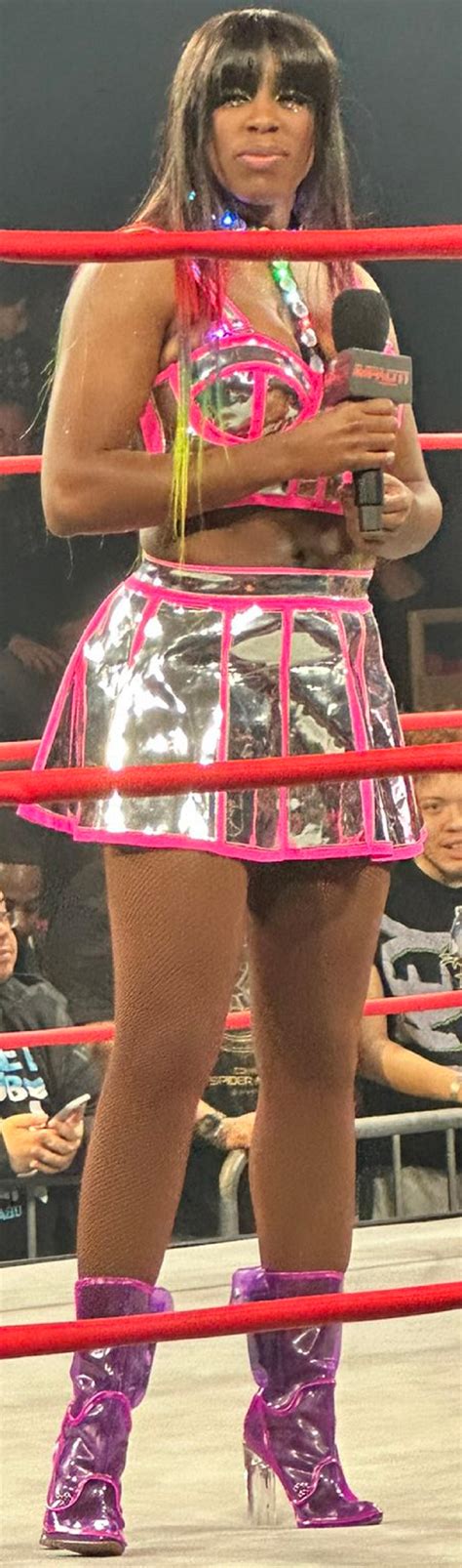 Trinity Fatu Wearing a Sexy Space Diva Mini Skirt by dragonmatt600 on