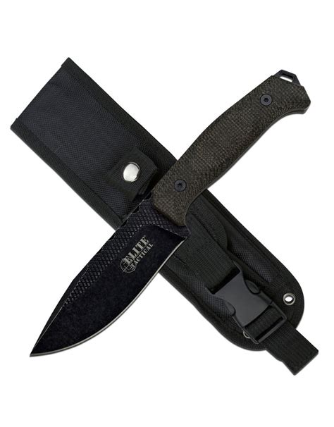 fixed blade knife black elite tactical army supply store military