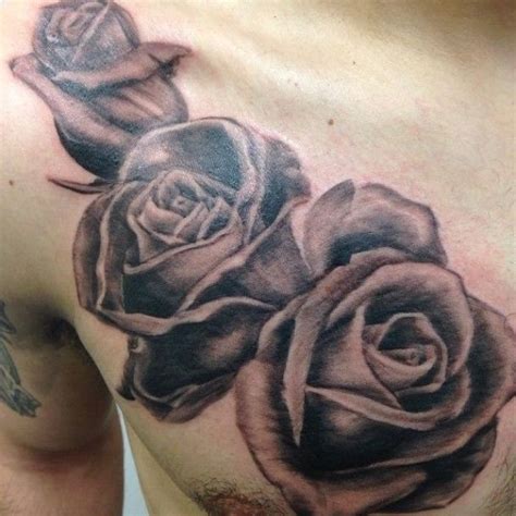 Rose Chest Tattoo Designs, Ideas and Meaning | Tattoos For You | Chest ...