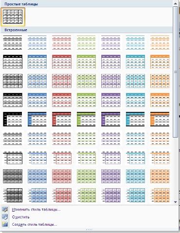 Таблицы Word 2007 (часть 2) - Хитрости работы с Excel – таблицы, функции, формулы, списки ...