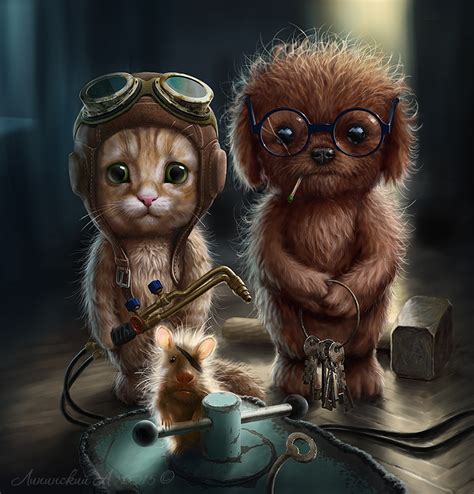 Иллюстрация Медвежатники в стиле 2d | Illustrators.ru