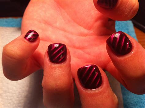 Magnet nail art