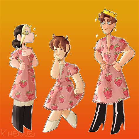 Strawberry dress says fuck gender roles!!!!! : Tubbo_