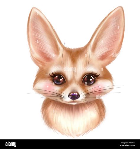 Cute Fennec Fox Stock Photo - Alamy
