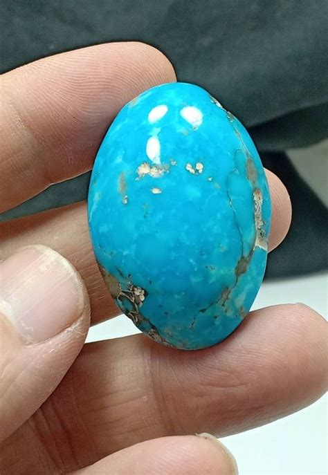 Single amazing natural turquoise with Pyrite Cabochon 26.4 | Etsy in ...