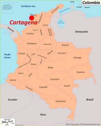 Cartagena Map | Colombia | Detailed Maps of Cartagena