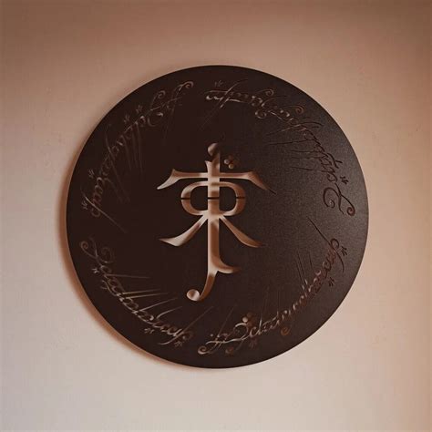 lotr tolkien symbol led  neon sign svg wall art decor digital