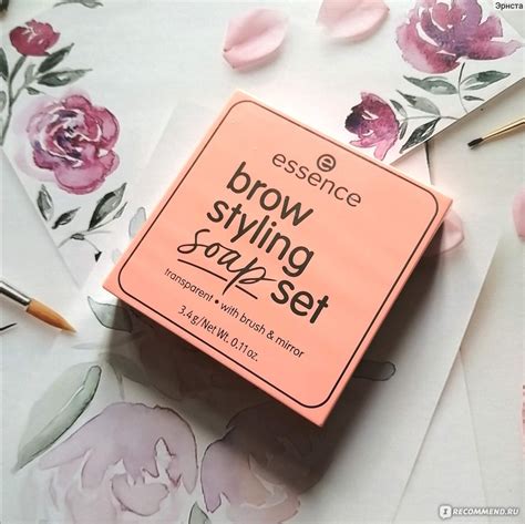 Мыло для бровей Essence Brow styling soap set - «Применение на жестких ...