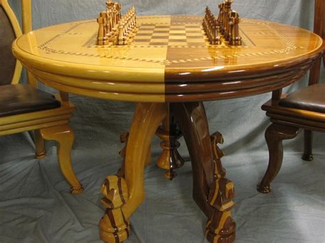 Chess Table And Chairs - Foter