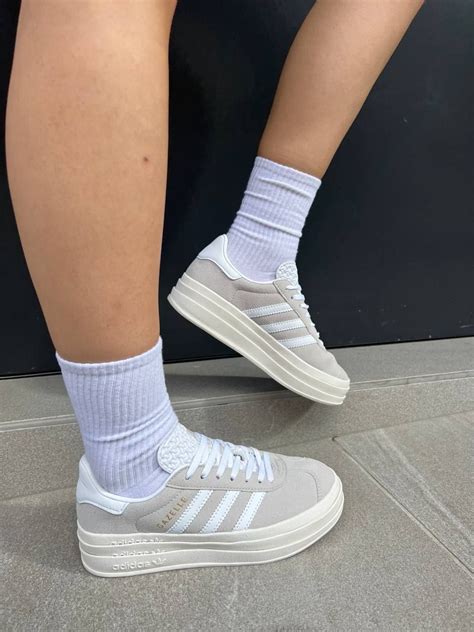Adidas Gazelle Platform Grey - TAKESHOES
