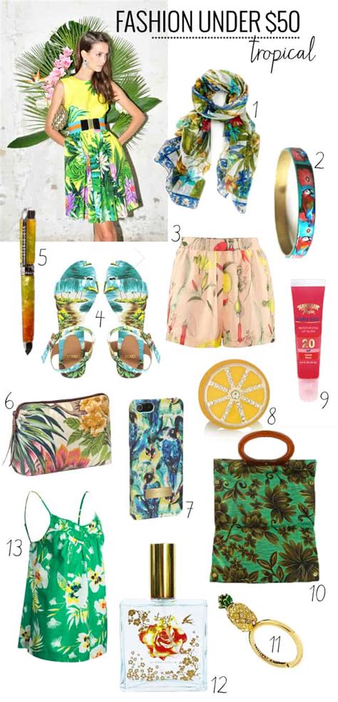 Tropical Fashion Under $50 | Hello Glow