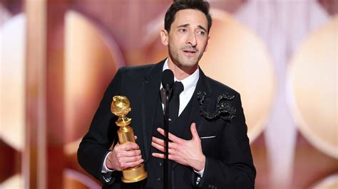 Adrien Brody Wins His First Golden Globe for ‘The Brutalist’ - The New